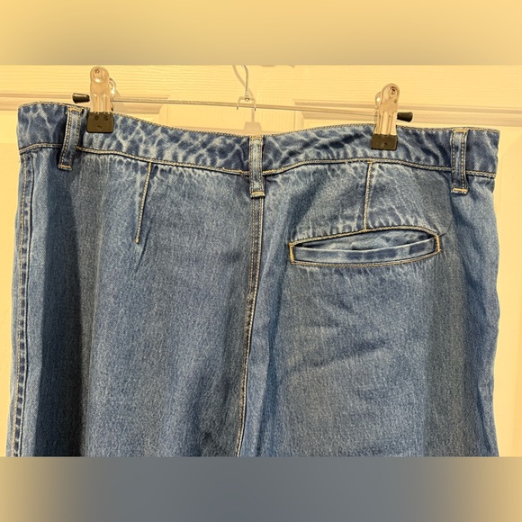 So Blue 100% Lyocell Tencel Blue Jeans Hi Rise Buttery Soft Size 14 - Picture 10 of 11